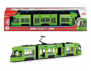 Городской трамвай, 46 см., зеленый (Dickie, 3749005029)